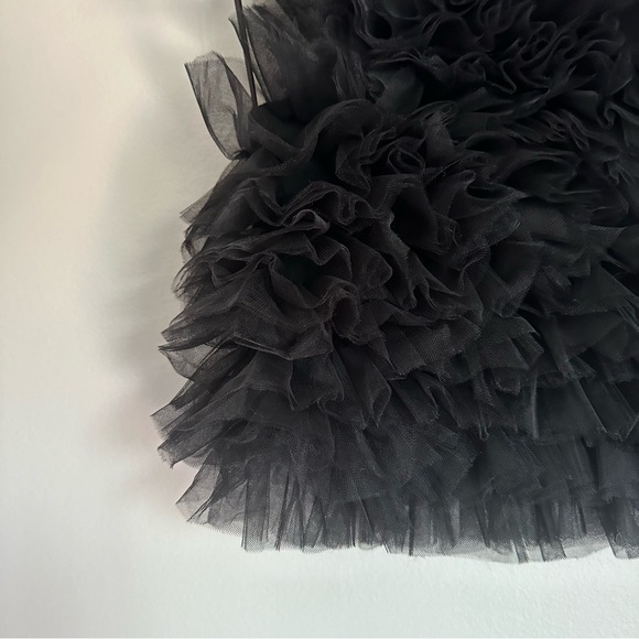 Zara Tulle Ruffle Backless Top - Picture 8 of 10